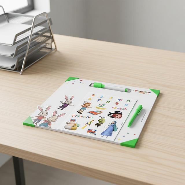 Magnetic Write Board Double Sided Portable for Kids Early Education Classroom Home Learning Reusable Drawing Board with Markers