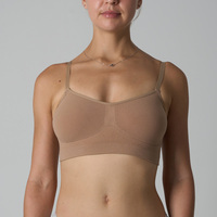 SK0407 Soutien-gorge sculptant sans couture à maintien élevé, non rembourré, en tissu tissé fin et respirant en Spandex et Nylon