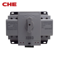 CHQ3C-63/2P 63A AC 230V 50/60Hz Ats Mini commutateur de transfert manuel automatique à double alimentation