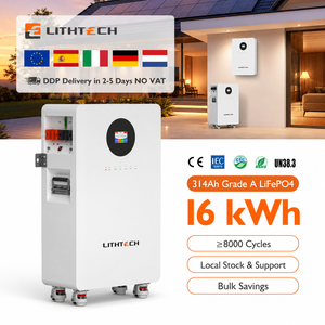 Sistema de Almacenamiento de Energía Solar con Batería de Litio de 48V/51.2V/314AH 15KWH, Powerwall de Ciclo Profundo, Apilable y Modular - Product Image 1