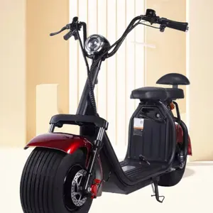 Wholesale 2000w Two Wheel Fat Tyre Sport Citycoco Sharing Rechargeable Lithium Battery Adult Electric Motorcycle Scooter