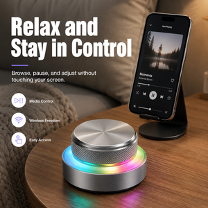 SIKAI Contrôleur Rotatif Sans Fil Programmable avec Bouton Macro RGB en Aluminium, Molette de Raccourcis Personnalisable pour l'Édition Vidéo, la Conception Audio et le Codage - Product Image 4