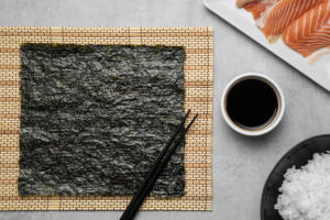 OEM admitido grado C medio corte tostado <span class=keywords><strong>Sushi</strong></span> Nori algas 200 piezas * 40 bolsas por caja baja en calorías elección vegana - Product Image 3