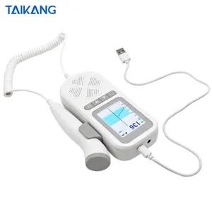 Ultrasound 3 Mhz Kleurrijke Tft-scherm Usb Oplaadbare Baby Heartbeat Monitor Doppler Foetale