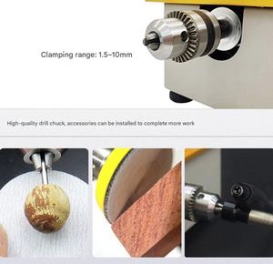 Portable Mini Multi-Function Table Saw Woodworking <b>Machine</b> Aluminum Groove <b>Trimming</b> Cutting Bench Cutter Motor Horizontal - Product Image 4