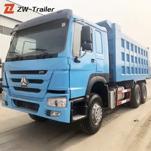 ZW Group Truck vehicle howo dump truck 375 engine 371hp 400hp weichai engine 6x4 howo 40 tons trucks for sale in south africa