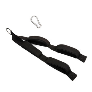 Correa de nailon negra OEM para ejercicios de tirón de pecho, equipo de fitness para entrenamiento de hombros y espalda - Product Image 3