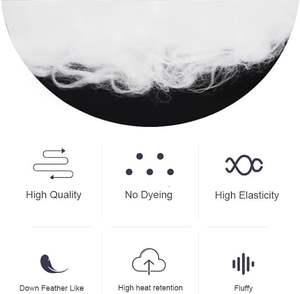 Rembourrage en fibre de polyester doux et fin pour animaux en peluche, oreillers et travaux manuels - Product Image 4