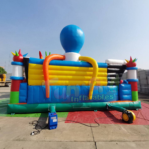 Castillo inflable gigante para exteriores, parque temático inflable comercial, ciudad inflable de diversión. - Product Image 4