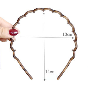 12 पीसी महिलाओं के बालों के साथ 12 पीसी महिला हेयरबैंड हेडबैंड प्लास्टिक हेयर होप्स हेडबैंड प्लास्टिक बाल हेवियर हेयर एक्सेसरीज़ - Product Image 6