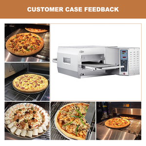 Four à pizza en acier inoxydable, four à pizza commercial à bande transporteuse au gaz pour restaurant - Product Image 4