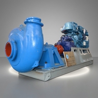 Pompe de dragage submersible de 8 pouces pour le sable et le gravier, pour l'extraction d'agrégats, le nettoyage des étangs et l'élimination des sédiments