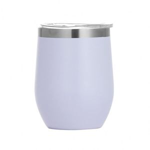 Powder Coat Anti-Slip Exterior Design Egg <b>Cup</b> Tumbler 12Oz <b>Reusable</b> Eco Friendly <b>Cup</b> Housewarming Gift Choice ASM09 - Product Image 1