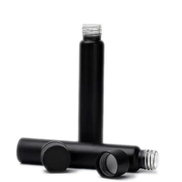 Tabung Kaca Ukuran King 116 120 125mm Anti Bocor Anak, Tutup Sekrup Anti Bocor Anak, Untuk Penyimpanan Bunga 1g 1.5g,  Dengan Tutup Plastik