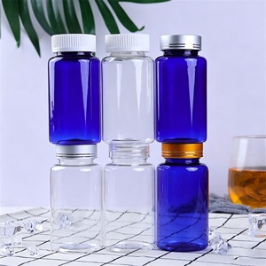 Botellas de Plástico PET PP Redondas de 60ml-200ml para Envasado de Suplementos, Vitaminas, Pastillas, Champú, Perfume, Loción, Crema con Pulverizador - Product Image 2