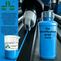 Peinture bleue à base d'eau pour marquage de pneus, identification des bandes de roulement et extrusion