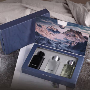 Coffret Cadeau de Parfums Longue Durée pour Hommes <span class=keywords><strong>et</strong></span> Femmes, Vente en Gros, Coffret de Parfums Tendance Trois Pièces, Parfum pour Homme - Product Image 1