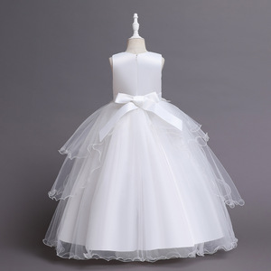 Vestido de Princesa <span class=keywords><strong>para</strong></span> Niñas, Vestido Largo Formal <span class=keywords><strong>para</strong></span> <span class=keywords><strong>Primera</strong></span> Comunión, Fiesta Infantil, <span class=keywords><strong>Ropa</strong></span> <span class=keywords><strong>para</strong></span> Niños, Vestidos de Noche <span class=keywords><strong>para</strong></span> Bodas y Cumpleaños - Product Image 4