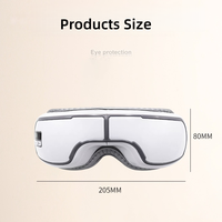 Masseur oculaire intelligent, chaleur, vibration, télécommande sans fil, alimentation USB, compresse chaude constante 42-45°C, 5 modes, 3 intensités