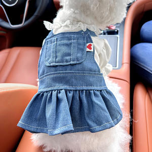 Jupe en jean décontractée en polyester GZZEST PSC-64 pour chien, motif dessin animé uni, écologique, nouvelle collection pour l'été - Product Image 2