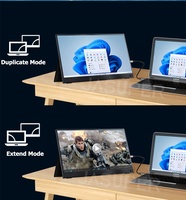Moniteur portable tactile de jeu 1080P 13.3 pouces pour ps4 ps5 ordinateur portable Mac téléphone intelligent comme écran d'extension