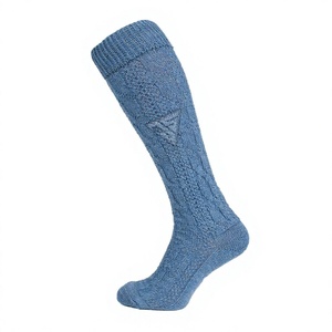 Calcetines de Lana/Acrílico hasta el Tobillo para Hombre, Estilo Bávaro Alemán, Oktoberfest, Talla Grande, Ecológicos - Product Image 1