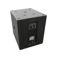 Subwoofer Activo Profesional Accuracy Pro Audio WH18S1 de Alta Potencia, Altavoz de Graves de 18 Pulgadas con Caja de Madera para Sistema PA