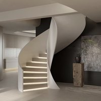 Escaliers en spirale en acier - Installation intégrale pour villa, duplex, usage domestique et commercial