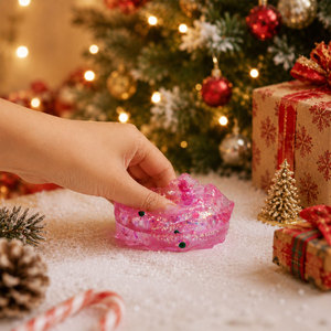 Cross-border Bestseller New European American-style Luminous Christmas <b>Tree</b> Marshmallow-shaped Plastic Squishy Stress-relief Toy - Product Image 5