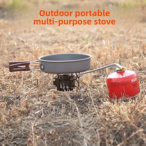 Réchaud multifonctionnel portable à gazole, essence, alcool, kérosène, brûleur coupe-vent pour pique-nique et camping - Product Image 4