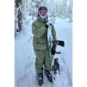 Pantalons de snowboard personnalisés pour hommes et femmes, salopettes de ski amples, imperméables 15K, isolées, unisexes, pour adultes - Product Image 3