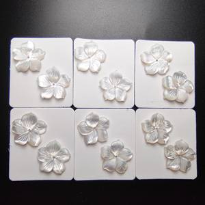 Fregona blanca de 10mm, 20mm, 28mm, 30mm, forma de flor F6, gema tallada para recuerdo - Product Image 4