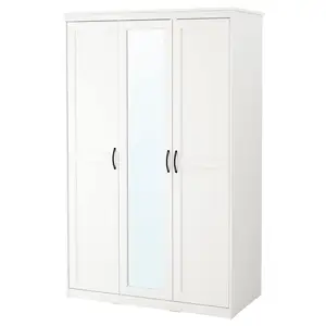 Quarto Roupas Gabinete Organizadores MDF Modern Stylish Wooden Roupeiros com 3 portas