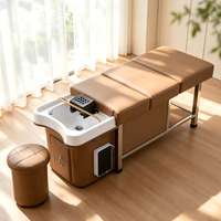 Table de massage multifonctionnelle pour salon, lit de lavage de cheveux et de shampoing, table de massage thaïlandais pour les pieds