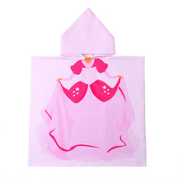 Fourniture directe New Explosion Active Kids Serviette de bain Peignoir à capuche imprimé dessin animé Produit transfrontalier à séchage rapide pour enfants