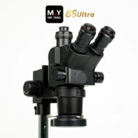 Microscope stéréoscopique trinoculaire YCS MY 85Ultra 6,3-68x à zoom continu, anti-poussière, pour l'inspection et la réparation de téléphones portables, de circuits imprimés BGA
