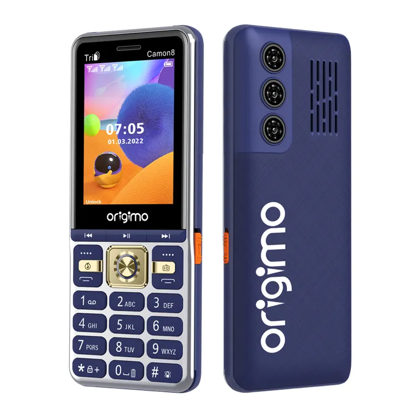 Camon8 2.8 pollici grande batteria 4 SIM Card torcia a LED grande pulsante funzione telefono OEM cina tastiera Touch GSM cellulare