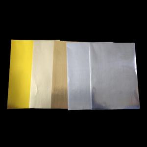 Papel Adhesivo de Vinilo con Diseño de Cáscara de Huevo Frágil y Destructible, Color Dorado Cepillado, Tamaño A4, para Impresora Láser - Product Image 5