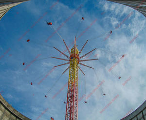 Attrazione Torre a Caduta Libera, Sedia Girevole per Parco Divertimenti, Torre Volante Rotante in Vendita - Product Image 2