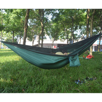 Profession elle Outdoor-Hängematte mit grenz überschreiten dem Doppel-Fallschirm-Upgrade Schnellöffnungs-Anti-Moskitonetz-Nylon material für unterwegs