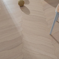 Parquet en chêne gris à motif feuille, multi-couches, stable, avec joint mâle et femelle, vente en gros