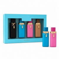 Ensemble de 4 mini-parfums arabes 30 ml pour hommes et femmes, parfum longue durée au lait et au jasmin, brume luxueuse, vaporisateur moderne