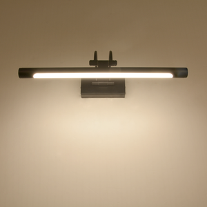 Zhongshan Factory Modern Minimalist <b>Bathroom</b> Vanity <b>Light</b> Popular Black Color Wall Lamp LED Picture <b>Light</b> - Product Image 1