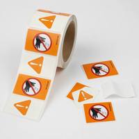 Étiquettes autocollantes d'avertissement de sécurité personnalisées pour équipement industriel, panneaux de précaution en vinyle imperméable, impression en usine, étiquettes en rouleau