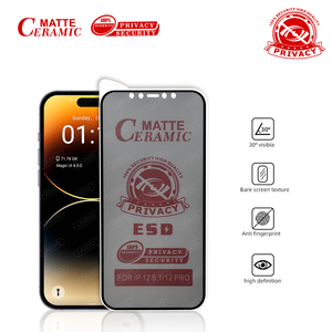 Los Más Vendidos, Protector de Pantalla Mate Suave Anti-Espía para Móvil, para <span class=keywords><strong>iPhone</strong></span>, para Samsung, Anti-Voyeur, PET Cerámico 2.5D - Product Image 4