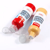 Prêt à expédier – Lot de 4 peintures acryliques à couvrance élevée et à flux uniforme pour la peinture sur la plupart des surfaces : toile, verre, bois