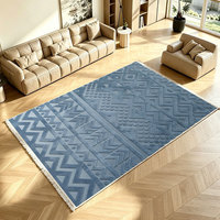 Meistverkaufter Moderner Weicher Plüschteppich mit Baumwollähnlicher Textur, Maschinenwaschbar, Perfekt für Schlafzimmer und Wohnzimmer