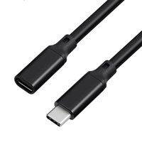 Hohe Qualität USB 3,0 TYPE-C Männlichen zu Weiblichen USB-C Verlängerung Kabel 1M