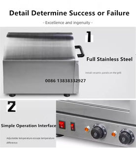 Horno de Pizza Eléctrico/a Gas de Acero Inoxidable para Panadería, Garantía de 3 Años, Precio Bajo - Product Image 5