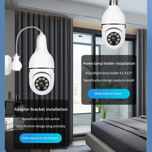 Mạng Máy ảnh Ánh sáng bóng đèn an ninh wifi 360 không dây với thông minh CCTV Lightbulb PTZ ngoài trời trong nhà Pin IP <span class=keywords><strong>Camera</strong></span> - Product Image 5